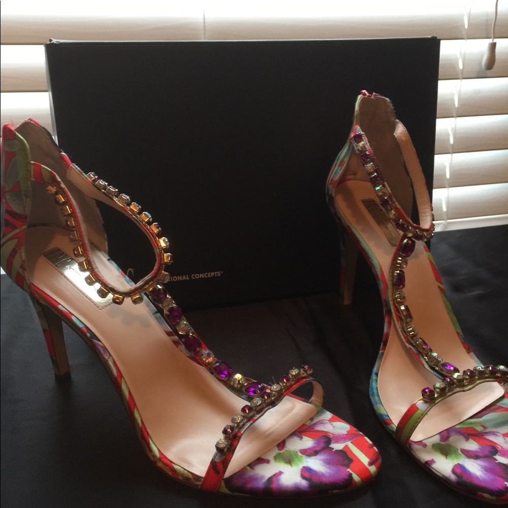 INC heeled sandals